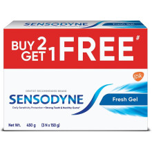 Sensodyne Fresh Gel Toothpaste Combo | Pack 3 x 150g
