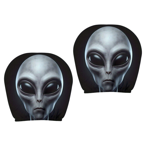 Universal Automotive Headrest Covers Soft Polyester Fabric With
