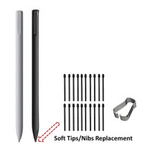 (80 Pack) Pen Tips/Nibs for 2 Stylus Pen Replacement Soft Nibs/Tips Black