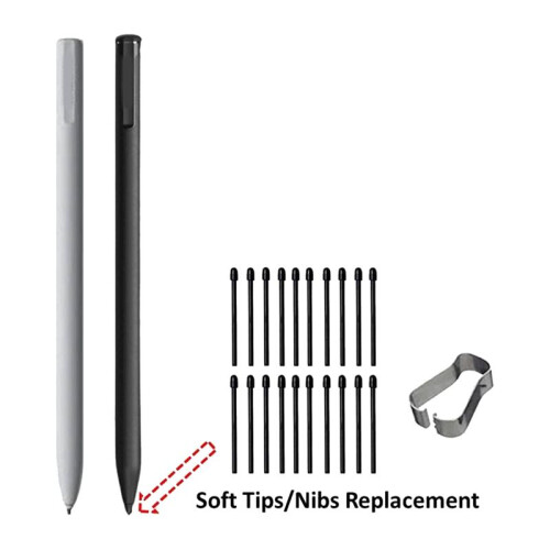 (80 Pack)  Pen Tips/Nibs for  2 Stylus Pen Replacement Soft Nibs/Tips Black