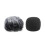 Couvercle-Cheveux courts noirs et blancs + housse de protection 1