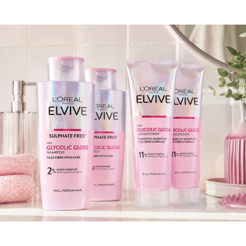 L’Oréal Paris L'Oreal Paris Elvive Glycolic Gloss 2 x Shampoo 2 x Conitioner 2