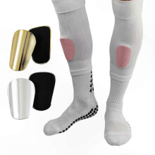 (Silver, S) Chrániče holení XS, protišmykové priedušné vložky z plastovej peny na futbal a hokej, zlaté/strieborné, 5x8 cm