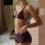 Women's 3 Piece Halter Bikini Set Polka Dots Triangle-White M 3