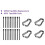 (80 Pack)  Pen Tips/Nibs for  2 Stylus Pen Replacement Soft Nibs/Tips Black 5