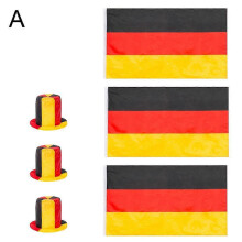 (3pcs, Germany) National Flag Polyester Banner Indoor Outdoor Banner Decorative Flag Garden Fla