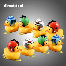 (Spider-man) Duck Shaped Bike Bell, with Colourful LED Lights and Sound, Fits 7-13cm Handlebars, compatible with Kids Bikes Electric Scooters MTBs