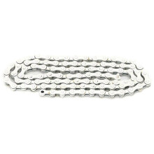 (White) Reťaz na bicykel a chýbajúci článok, kompatibilná s väčšinou bicyklov, nehrdzavejúca oceľ, rozstup 12,7 mm, viacero farieb
