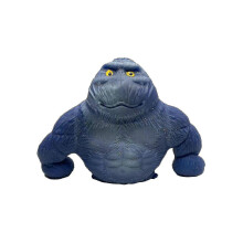 (Blue, 12*12m) Gorilla stressverlichtend speeltje, rekbaar en zacht, gemaakt van TPR-materiaal, 15 cm x 23 cm, bruin, grijs, blauw