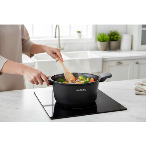 16 Pcs Non-Stick Granite Cookware Pots & Pans 1
