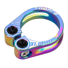 (Colorful, 31.8mm) Objímka sedlovky 31,8 mm 34,9 mm, hliníková zliatina, kompatibilná so sedlovkami 27,2 – 31,6 mm