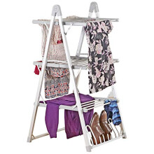 Maxi Dry Electric Clothes Horse Heated Airer, 3 Tier Dryer Rack, 300W, Foldable & Compact