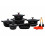 16 Pcs Non-Stick Granite Cookware Pots & Pans 9