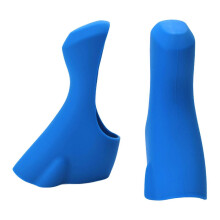 (blue) Funda protectora silicona antideslizante para palanca de cambios bicicleta carretera Compatible con Shimano 4700 5800 6800