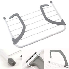 NANAD Radiator Airer, Extendable Folding Clothes Drying Rack, Adjustable Width Hanging Rack, Clothes Drying Rack | Over Radiator Airer (GRAY)