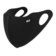 (Black) Mascarilla facial de cobertura total, nailon 3D ergonómica, protección UV, refrescante, para actividades al aire libre, color rosa