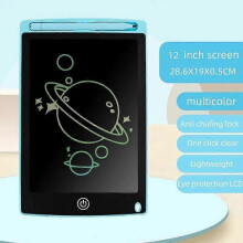 (12inch blue multi) 8,5 10 12 inch LCD-schrijftablet, tekenbord, digitaal grafisch pad voor kinderen