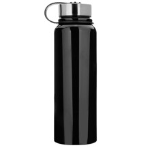 YYW 1.5L Stainless Steel Vacuum Insulated Leak Proof Double Wall Sports Water Bottle, Black 1.5L