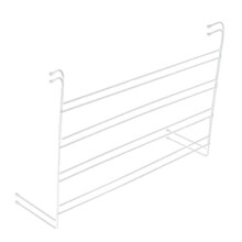 RTS Large 4 Tier Metal Radiator Airer Hanger - Clothes Dryer Towel Hanging Rack - Washing Laundry Drying Racks Rail - Indoor White Radiator Mounted