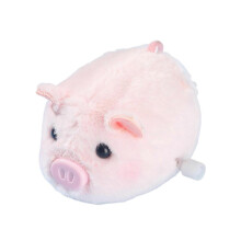 (Little Pig) Opwindbaar pluche racespeelgoed, cartoonvormig, batterijbestendig, valbestendig, interactief uurwerkhangertje voor kinderen