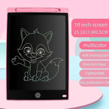 (10inch pink multi) 8,5 10 12 inch LCD-schrijftablet, tekenbord, digitaal grafisch pad voor kinderen