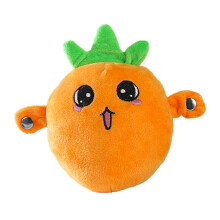 (Carrot) Interactief muzikaal pluche speelgoed, hypoallergeen, voor baby's 6-12 maanden, met inductiepiano voor sensorische ontwikkeling