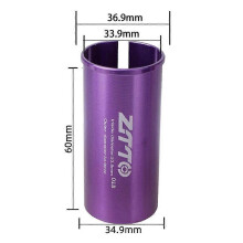 (Style R) Adaptér na sedlovku bicykla, redukčné puzdro, hliníková zliatina, 25,4 mm na 27,2 mm