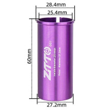 (Style B) Adaptér na sedlovku bicykla, redukčné puzdro, hliníková zliatina, 25,4 mm na 27,2 mm