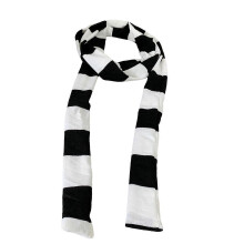 (thin long wide strip) Gestreepte katoenen sjaal, 4x180cm, Y2K Punk Harajuku lange decoratieve sjaal voor mannen en vrouwen