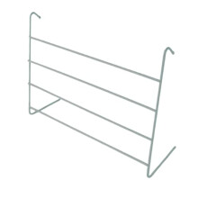 KAYNUR 4 Bar Radiator Airer Metal Lightweight Non-bendable Dryer Rack - Towel Hanging Rail For Portable Clothes Dryer with Anti Scratch Legs (x1