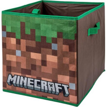 Minecraft Collapsible Storage Boxes with Handles Durable Fabric Foldable Toys Storage Cubes | Compatible Kallax Furniture | Perfect For Organising