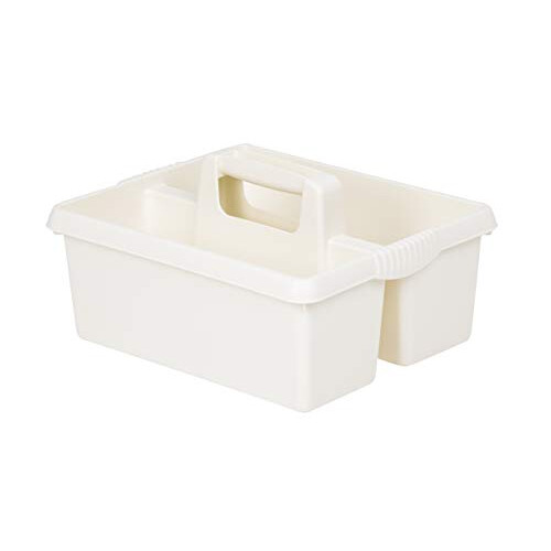 Wham Wham Soft Cream Plastic Handy Kitchen Housekeeper Cleaning Tool Utility Caddy Storage Box