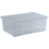 Wham Wham Crystal 68 Liter Heavy-Duty Storage Boxes - Clear Plastic, Stackable & Nestable Design for Home and Office Organization - Space-Saving Solution, 1