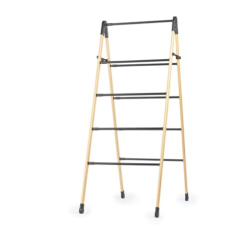 Beldray Beldray 4 Tier Ladder Clothes Airer, Extendable 3.4-6.1 m
