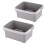 Minky Minky Multipurpose Cleaning Caddy with Handle & Divider (Grey, Twin Pack) 1