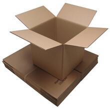 W.E. Roberts Removal Boxes - Various Sizes Home Moving Storage Strong Double Wall Flat Packed (508mm x 508mm x 508mm (Pack of 10))