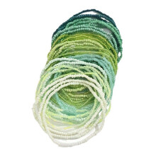 Bracelets de cheville en perles pour femmes et filles, 30-Vert