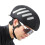 Housse de casque de vélo avec bandes réfléchissantes,-Noir 1