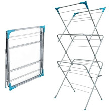 RILOOP 3 Tier Clothes Dryer Airer Foldable Laundry Rack Washing Line Drying Horse 14m