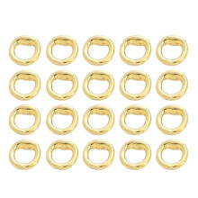 Anneaux polyvalents Ă deux trous, fermoirs, liens-Or 14 carats