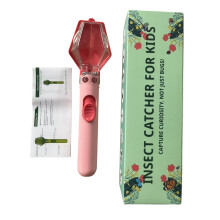 Verstellbares Spinnen-Fänger-Werkzeug, sicherer Mechanismus-Rosa