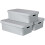 Curver CURVER Infinity Storage Boxes with Lid, Plastic, Light Grey, 30 Litres 2