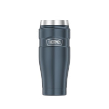 Thermos Stainless King Stainless Steel Thermal Mug, Ice Grey, 0.47 L, Coffee to Go Mug, Completely Leakproof, Dishwasher Safe, 7 Hours Hot & 18 Hours