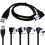 Schuine USB3.0-printerkabel USB3.0-kabel, USB3.0-Linkse bocht 2