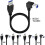 Schuine USB3.0-printerkabel USB3.0-kabel, USB3.0-Linkse bocht 3