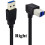 Schuine USB3.0-printerkabel USB3.0-kabel, USB3.0-Linkse bocht 10