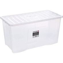 Wham 3 X Box from Storage Solutions Collection, 79.5 cm x 39.5 cm x 40 cm, Transparent, polypropylene, 79,5x39,5x40 cm