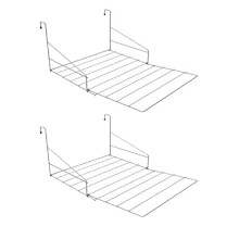 UKB4C 2 x Camping Clothes Airer - Over Radiator Airer or Outdoor Airer - Great for Caravan or Motorhome - Clothes Airer Drying Rack Multi-Use Clothes