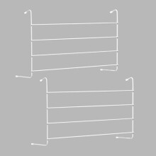 pegs it Radiator Clothes Drying Rack (Pack of 2) | Foldable Radiator Airers Indoor 4 Bars | Over Radiator Clothes Airer with Adjustable Arms | Caravan