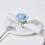 Anneaux de serviette en forme de fleur artificielle, 6- rose 8